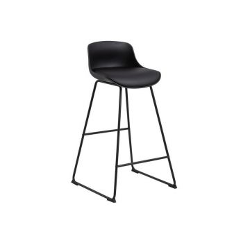 Scaun tip bar Actona Tina, negru