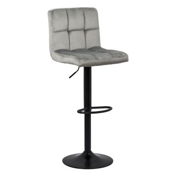 Scaun bar tapitat ABS 191B gri