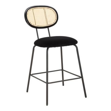 Scaun de bar Mauro Ferretti Osaka, negru Scaun de bar Mauro Ferretti Osaka, negru