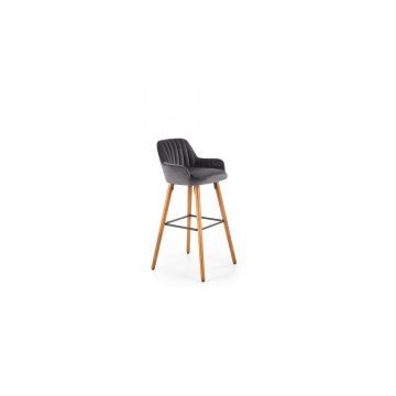 Scaun Bar H93 Gri