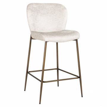Scaun de bar Counter Darby crem