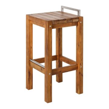 Scaun de bar de grădină din lemn Norah – LDK Garden