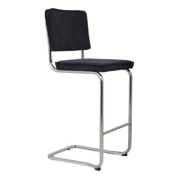 Scaun de bar negru 113 cm Ridge Rib – Zuiver Scaun de bar negru 113 cm Ridge Rib – Zuiver
