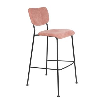 Scaune de bar roz-deschis 2 buc. 102 cm Benson – Zuiver