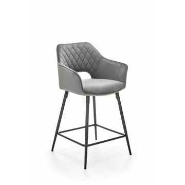 Scaun Bar H107 Gri