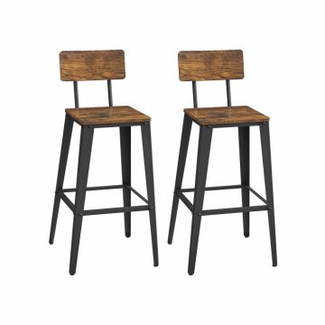 Scaun de bar, 102.2A 45.4A 45.4cm, SONGMICS