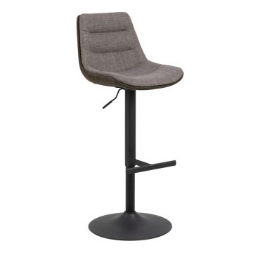 Scaun de bar gri cu înălțime ajustabilă (înălțime șezut 86 cm) Adisa – Actona