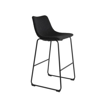 Scaun de bar negru Jeddo – Light & Living
