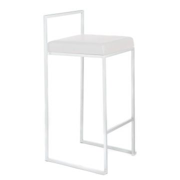 Scaune de bar albe 2 buc. 88 cm Dodo – Tomasucci