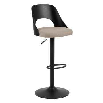 Scaune de bar bej rotative 2 buc. 113 cm Lucy – Actona
