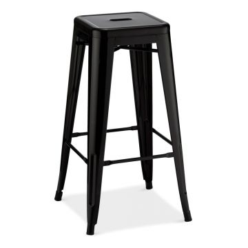 Scaune de bar negre 2 buc. din metal 76 cm Korona – Furnhouse Scaune de bar negre 2 buc. din metal 76 cm Korona – Furnhouse