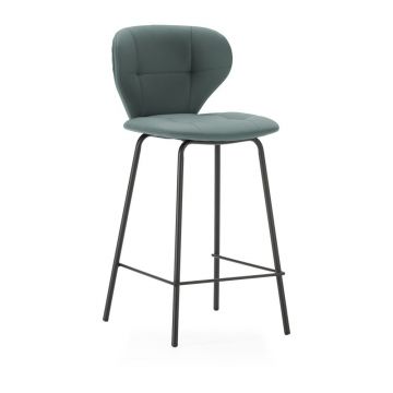 Scaune de bar verde 2 buc. (înălțime șezut 67 cm) Maura – Marckeric