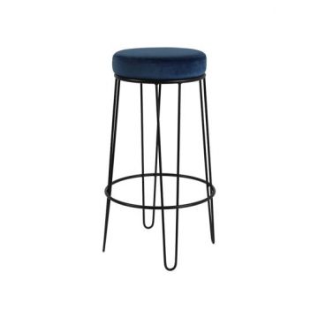 Scaun bar ALICE dark blue 73CM - PROMO - Default Title