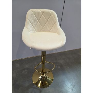 SCAUN BAR DIAMOND GOLD CREAM