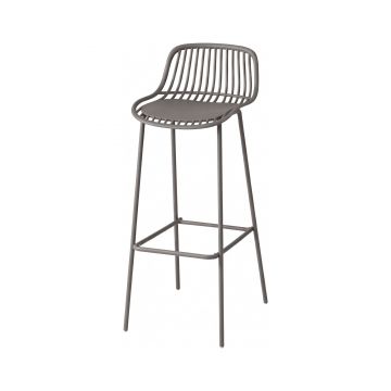 Scaun bar metalic Cyprus Grey
