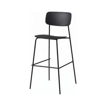 Scaun bar Slim Black
