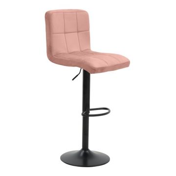 Scaun de bar ajustabil Remina Kaki inchis 44x44x112 cm