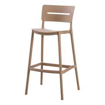 Scaun de bar ALEXA H75 CM - Beige