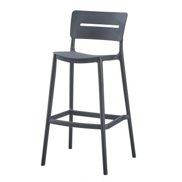 Scaun de bar ALEXA H75 CM - Grey