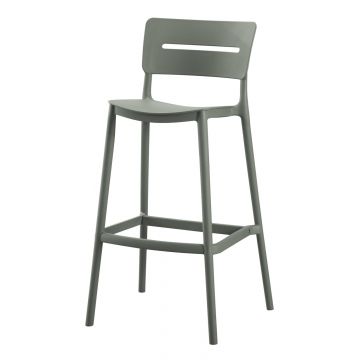Scaun de bar ALEXA H75 CM - Olive
