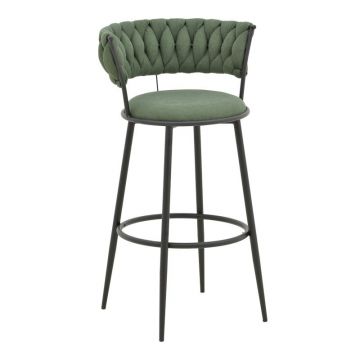 Scaun de bar Alkia I Kaki 50x56x95 cm