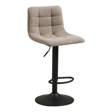 Scaun de bar bej cu înălțime ajustabilă tapițat (înălțime șezut 61 cm) Middelfart – House Nordic Scaun de bar bej cu înălțime ajustabilă tapițat (înălțime șezut 61 cm) Middelfart – House Nordic