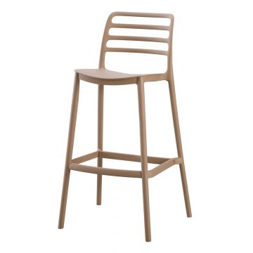 Scaun de bar BRETEL  H75 CM - Beige