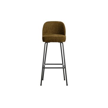 Scaun de bar bronz din catifea (înălțime șezut 79 cm) Vogue – WOOOD
