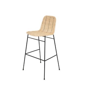 Scaun de bar CAROL H74 CM - Lemn