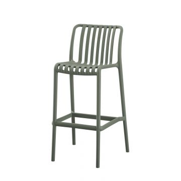 Scaun de bar DANILO  H75 CM - Olive