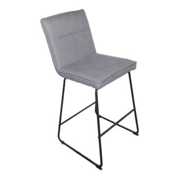 Scaun de bar Essential Gri 53x64.5x107 cm