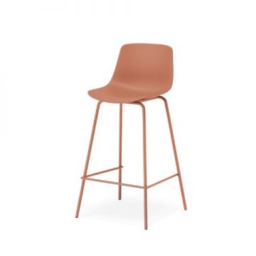 Scaun de bar ESTON H68 CM - Caramiziu