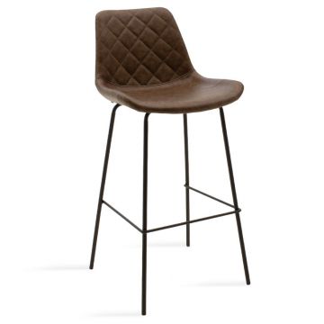 Scaun de bar Faith, metal, Diverse culori, 50x54x104 cm - Maro