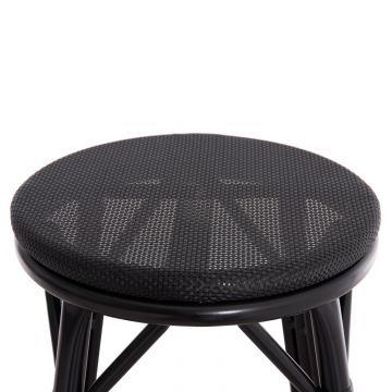 Scaun de bar HARDIV UNI  H65 CM - Negru