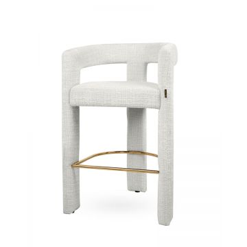 Scaun de bar LIRVEN H67 CM - Alb