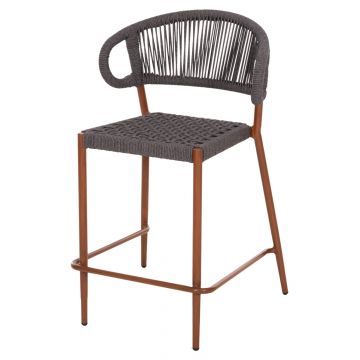 Scaun de bar TELMA GREY H66 CM - Default Title