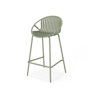Scaun de bar TEVERE H64 CM - Verde