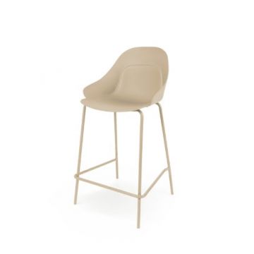 Scaun de bar TOBIA H67 CM - Beige