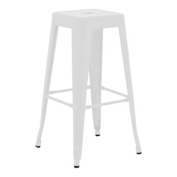 Scaun de bar Utopia Alb 42x42x76 cm