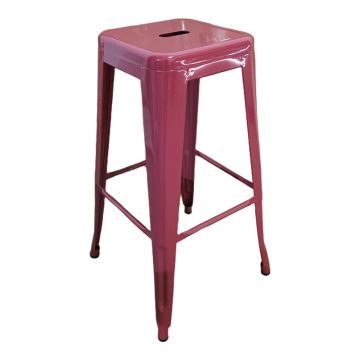 Scaun de bar Utopia metal, Diverse culori, 42x42x76 cm - Teracota