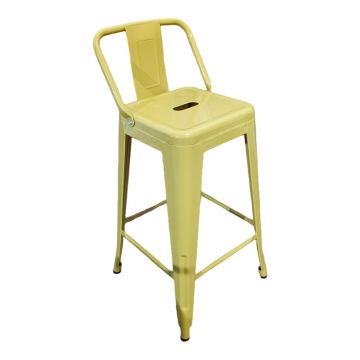 Scaun de bar Utopia, Negru, 42x42x86 cm