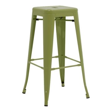 Scaun de bar Utopia Verde masliniu 42x42x76 cm