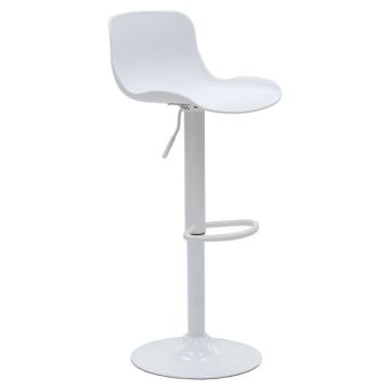 Scaun de bar Walden PP, alb, 40x43x100 cm