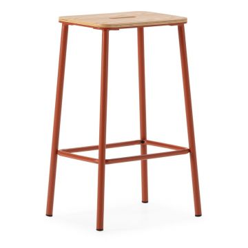 Scaune de bar cărămizii 2 buc. (înălțime șezut 65 cm) Abba – Marckeric