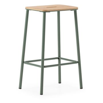 Scaune de bar verzi 2 buc. (înălțime șezut 65 cm) Abba – Marckeric