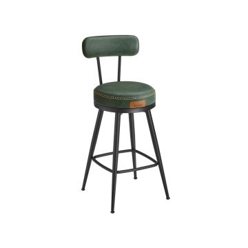Set de 2 scaune de bar Vasagle Verde 54x54x90.5 cm