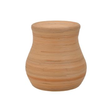 Taburet Bulaten Boho, Natural, 45x45x45 cm