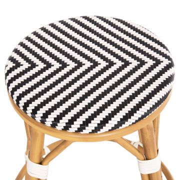 Taburet HARDIV - Negru