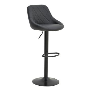 Taburet pliabil bar cu baza neagra, 47x49x112 cm