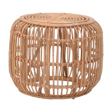 Taburet Rajesty Boho, Natural, 60x60x46 cm